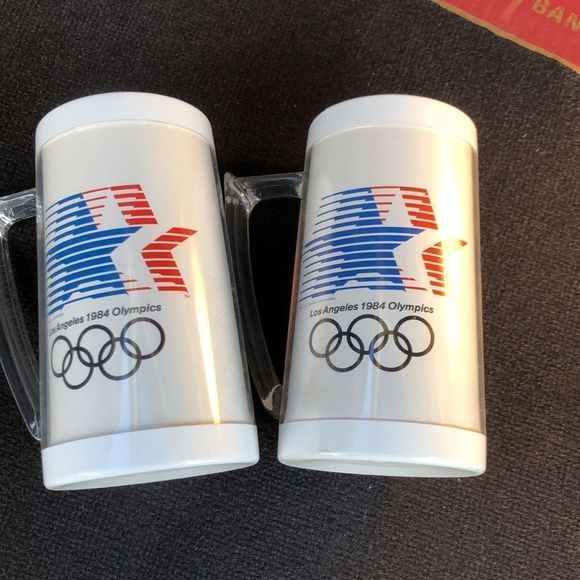 SET OF 2 1984 OLYMPIC GAMES IN LOS ÁNGELES - Picture 3 of 3